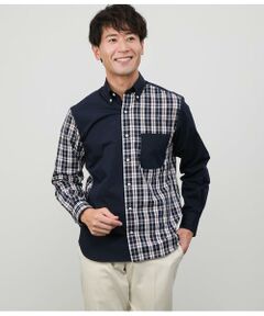 NEWYORKER / ニューヨーカー シャツ・ブラウス | ニューヨーカータータン 長袖ショートボタンダウンシャツ