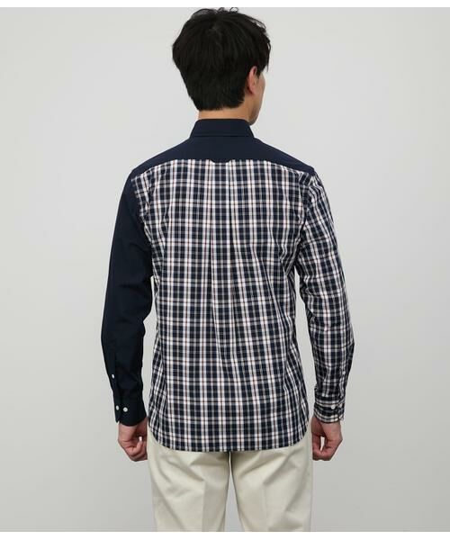 NEWYORKER / ニューヨーカー シャツ・ブラウス | ニューヨーカータータン 長袖ショートボタンダウンシャツ | 詳細4
