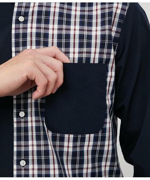 NEWYORKER / ニューヨーカー シャツ・ブラウス | ニューヨーカータータン 長袖ショートボタンダウンシャツ | 詳細6