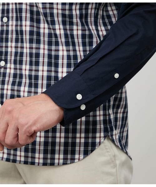 NEWYORKER / ニューヨーカー シャツ・ブラウス | ニューヨーカータータン 長袖ショートボタンダウンシャツ | 詳細7
