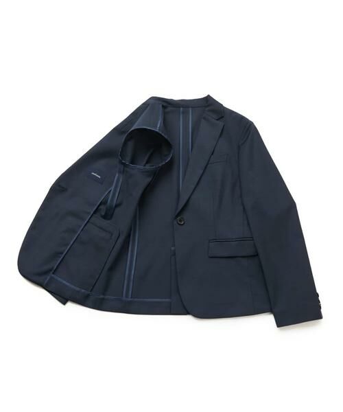 セール】 シャークスキン ノッチドラペル1釦ジャケット