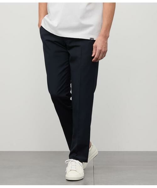 NEWYORKER/ニューヨーカー TRAVEL COMFORT SMART MERINO ノータック シャーリングパンツ ネイビー XX NEWYORKER/ニューヨーカー TRAVEL COMFORT SMART MERINO ノータック シャーリングパンツ ネイビー XX
