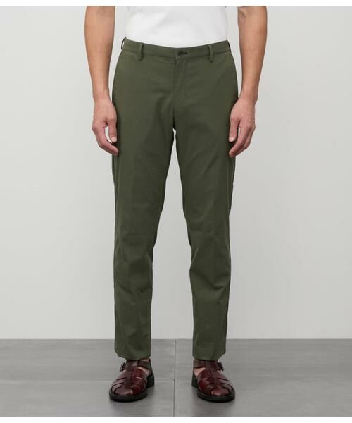 NEWYORKER / ニューヨーカー チノ・ワークパンツ | コットンナイロンリネン シャーリングパンツ | 詳細1