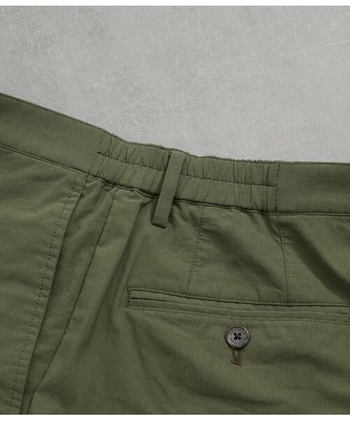 NEWYORKER / ニューヨーカー チノ・ワークパンツ | コットンナイロンリネン シャーリングパンツ | 詳細7