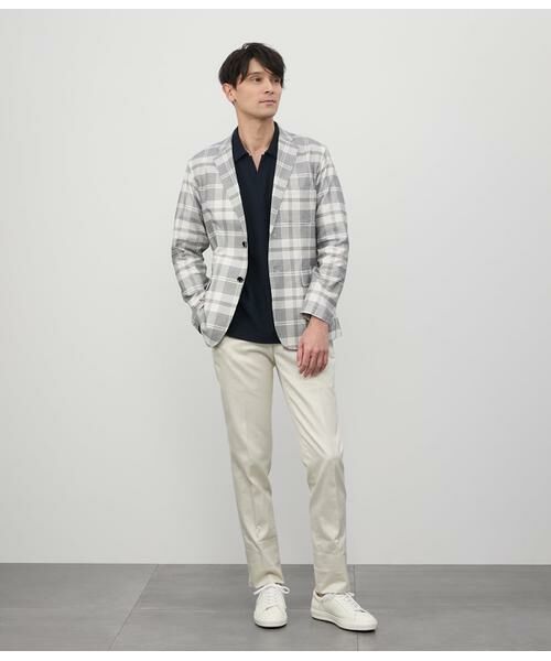 NEWYORKER / ニューヨーカー テーラードジャケット | タイルアートニューヨーカータータン カミーチャジャケット | 詳細10