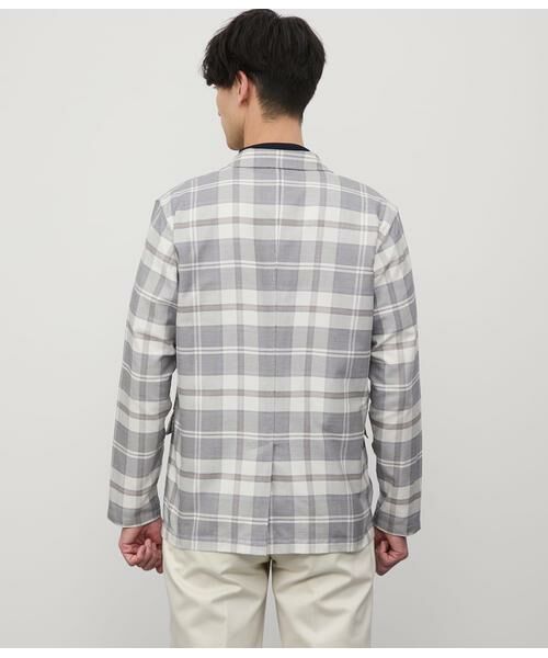 NEWYORKER / ニューヨーカー テーラードジャケット | タイルアートニューヨーカータータン カミーチャジャケット | 詳細3