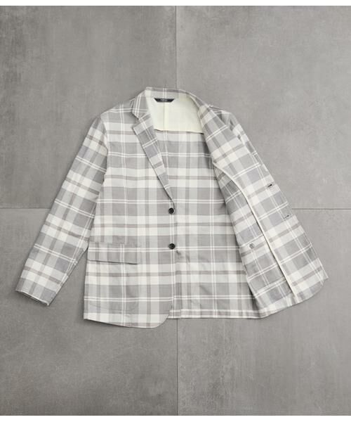 NEWYORKER / ニューヨーカー テーラードジャケット | タイルアートニューヨーカータータン カミーチャジャケット | 詳細7