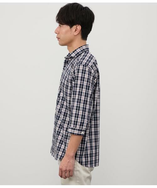NEWYORKER / ニューヨーカー シャツ・ブラウス | ニューヨーカータータン 七分袖カッタウェイカラーシャツ | 詳細2