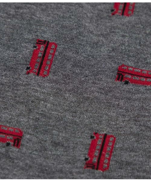 NEWYORKER / ニューヨーカー ソックス | ダブルデッカーバスモチーフ カジュアルソックス | 詳細2