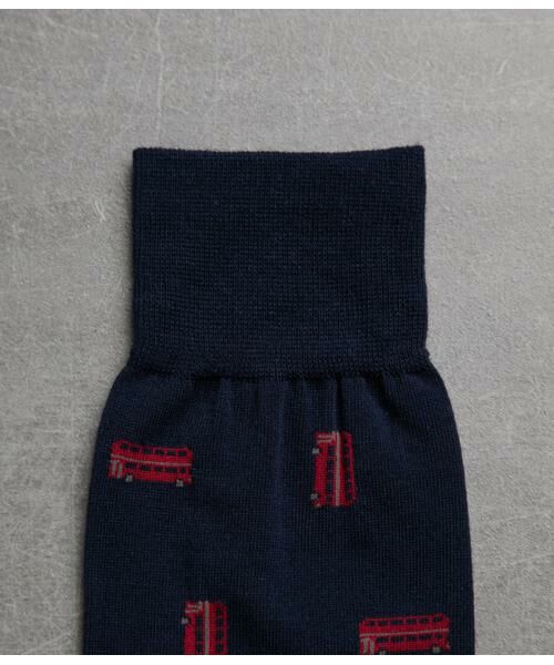 NEWYORKER / ニューヨーカー ソックス | ダブルデッカーバスモチーフ カジュアルソックス | 詳細3