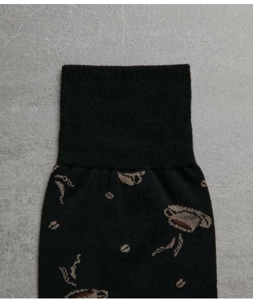 NEWYORKER / ニューヨーカー ソックス | コーヒーモチーフ カジュアルソックス | 詳細1
