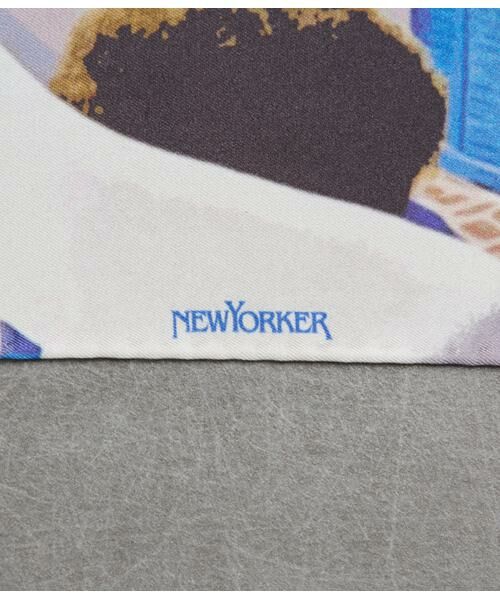 NEWYORKER / ニューヨーカー その他小物 | ランドスケープペインティング ポケットチーフ | 詳細2