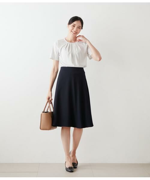 NEWYORKER / ニューヨーカー Tシャツ | トリアセ強撚スムース フロントタック半袖プルオーバー | 詳細17