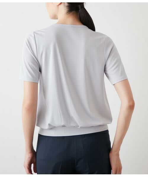 NEWYORKER / ニューヨーカー Tシャツ | トリアセ強撚スムース フロントタック半袖プルオーバー | 詳細2