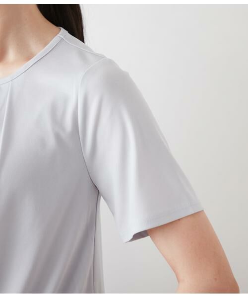 NEWYORKER / ニューヨーカー Tシャツ | トリアセ強撚スムース フロントタック半袖プルオーバー | 詳細4