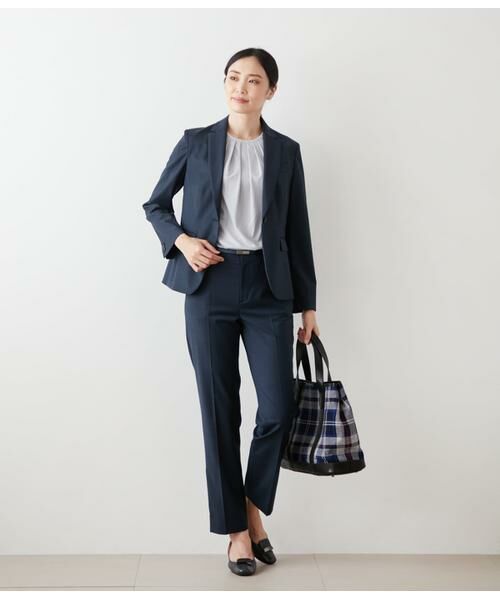 NEWYORKER / ニューヨーカー Tシャツ | トリアセ強撚スムース フロントタック半袖プルオーバー | 詳細7