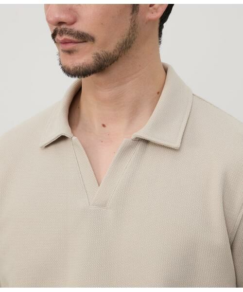 I cotoni di Albini スキッパー ポロシャツ （ポロシャツ