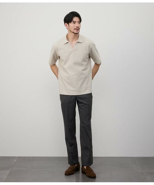 sign&+81別注　BlancYM スキッパーポロ sign&+81別注BlancYM スキッパーポロ