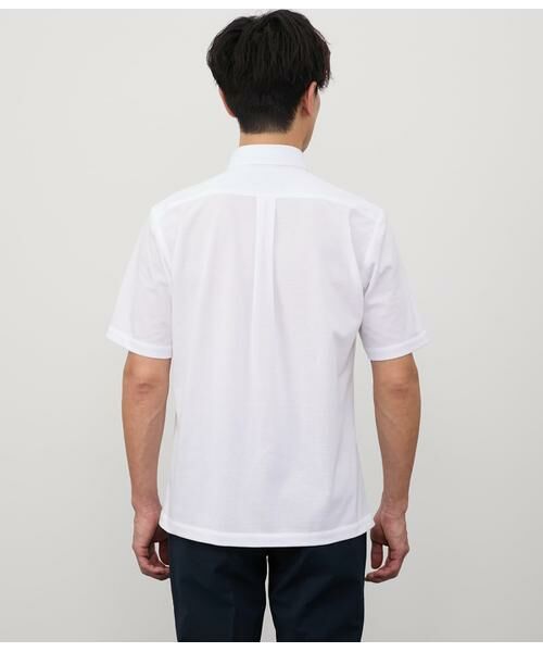 NEWYORKER / ニューヨーカー ポロシャツ | NY CARE FREE 無地プルオーバー ボタンダウンポロシャツ | 詳細3