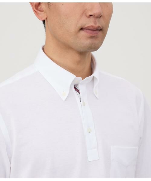 NEWYORKER / ニューヨーカー ポロシャツ | NY CARE FREE 無地プルオーバー ボタンダウンポロシャツ | 詳細4