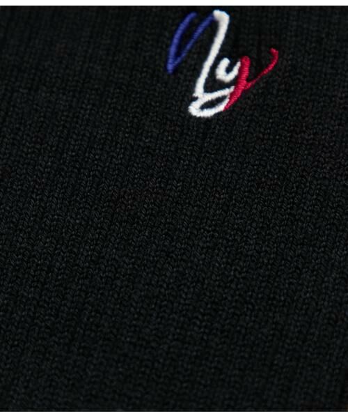 NEWYORKER / ニューヨーカー ソックス | トリコロールNY刺繍 カジュアルソックス | 詳細2