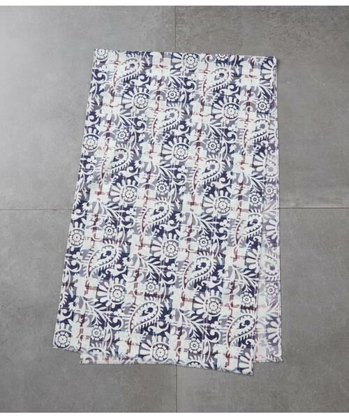 NEWYORKER / ニューヨーカー マフラー・ショール・スヌード・ストール | ペイズリー ニューヨーカータータン ストール | 詳細1