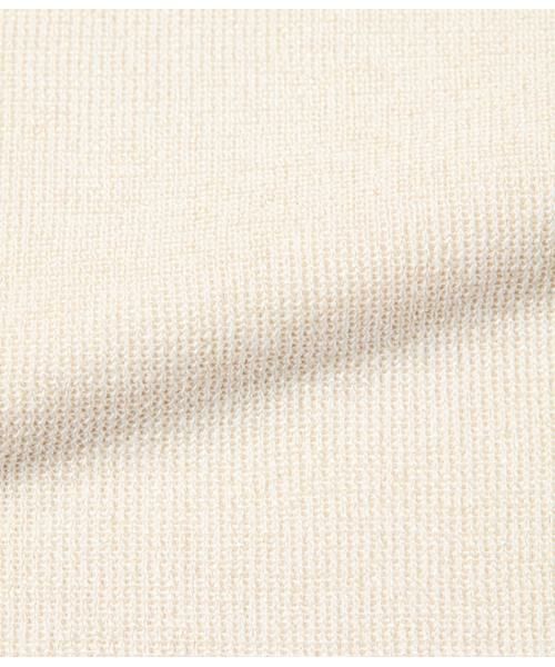 NEWYORKER / ニューヨーカー ニット・セーター | ヴィスコースポリエステル ビルドネック5分袖プルオーバー | 詳細15