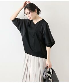 セール】 コットンポリエステルボーダー 前後2WAYカットソー