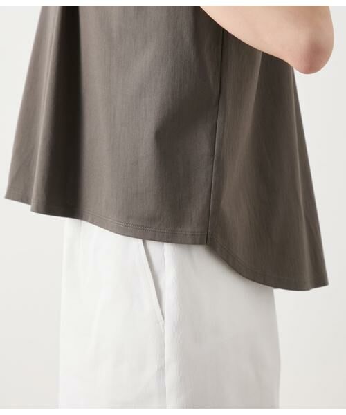 NEWYORKER / ニューヨーカー Tシャツ | コットンナイロントリコット スタンドカラープルオーバー | 詳細4