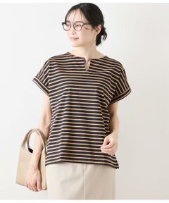 NEWYORKER / ニューヨーカー コットンスムースシルケット シャーリングカットソー コットンスムースシルケット シャーリングカットソー