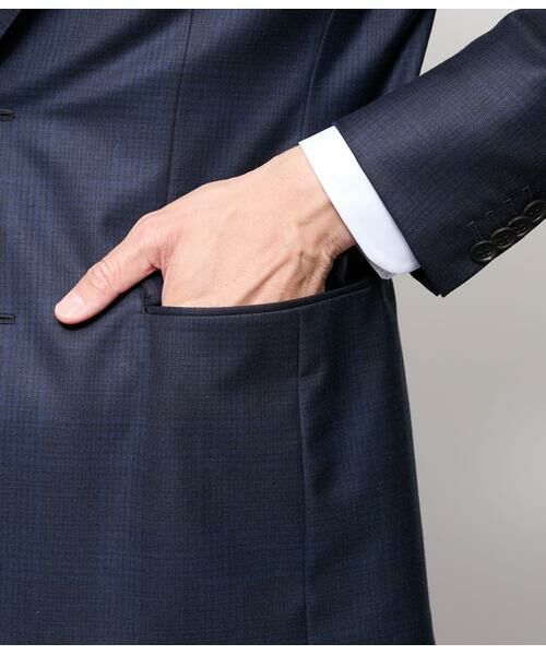 NEWYORKER / ニューヨーカー セットアップ | TAILOR CLOTH シルク混 チェック スーツ | 詳細4