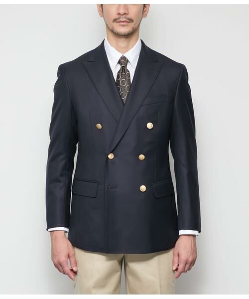 NEWYORKER / ニューヨーカー テーラードジャケット | PREMIUM CLOTH Beyond 無地 ダブルブレザー | 詳細1