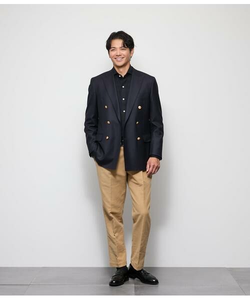 NEWYORKER / ニューヨーカー テーラードジャケット | PREMIUM CLOTH Beyond 無地 ダブルブレザー | 詳細13