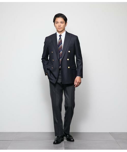 NEWYORKER / ニューヨーカー テーラードジャケット | PREMIUM CLOTH Beyond 無地 ダブルブレザー | 詳細14