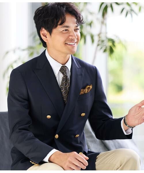 NEWYORKER / ニューヨーカー テーラードジャケット | PREMIUM CLOTH Beyond 無地 ダブルブレザー | 詳細17