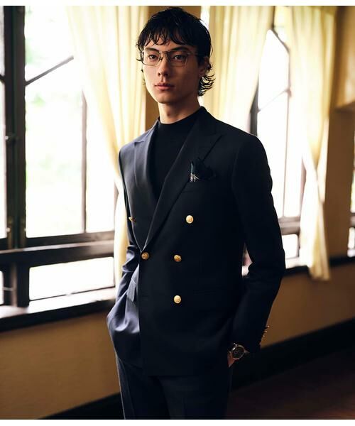 NEWYORKER / ニューヨーカー テーラードジャケット | PREMIUM CLOTH Beyond 無地 ダブルブレザー | 詳細19