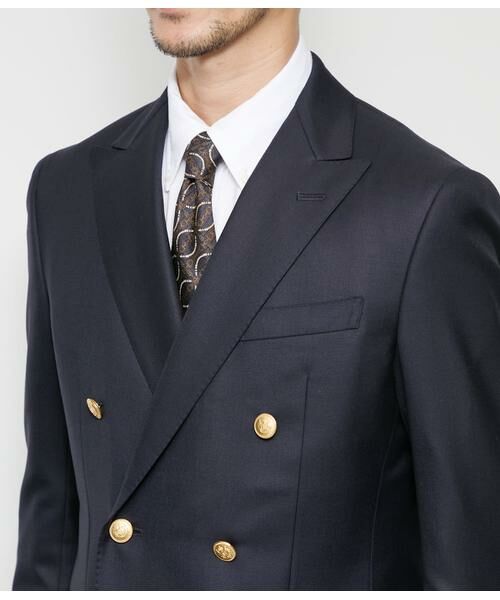NEWYORKER / ニューヨーカー テーラードジャケット | PREMIUM CLOTH Beyond 無地 ダブルブレザー | 詳細3