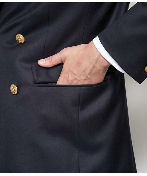 NEWYORKER / ニューヨーカー テーラードジャケット | PREMIUM CLOTH Beyond 無地 ダブルブレザー | 詳細5