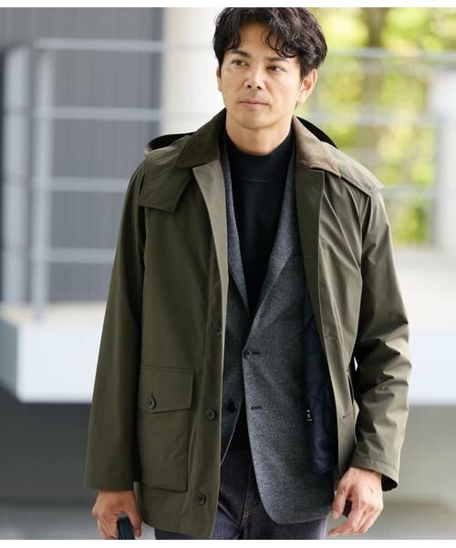 NEWYORKER / ニューヨーカー テーラードジャケット | MOVING COMFORT ヘリンボーンジャージー ジャケット | 詳細10