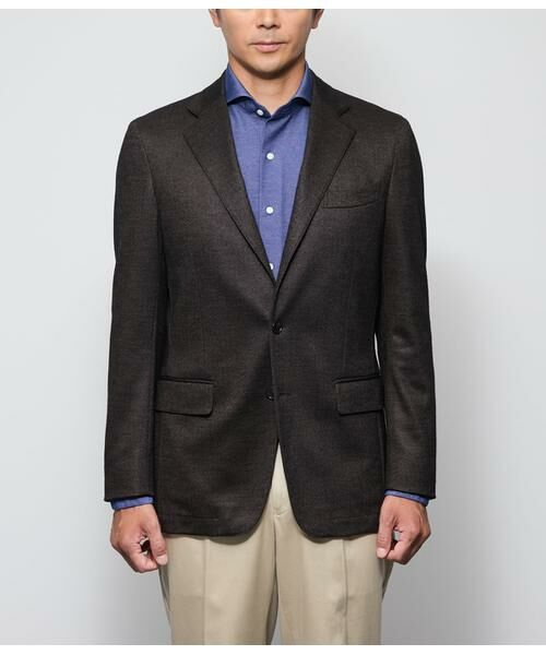NEWYORKER / ニューヨーカー テーラードジャケット | MOVING COMFORT ヘリンボーンジャージー ジャケット | 詳細12