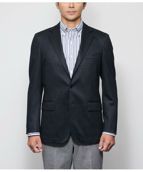 NEWYORKER / ニューヨーカー テーラードジャケット | MOVING COMFORT ヘリンボーンジャージー ジャケット | 詳細15