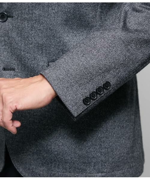NEWYORKER / ニューヨーカー テーラードジャケット | MOVING COMFORT ヘリンボーンジャージー ジャケット | 詳細4
