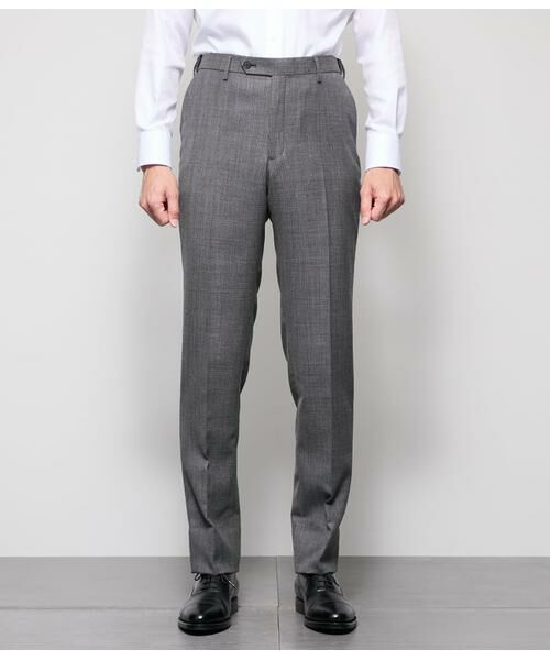 NEWYORKER / ニューヨーカー セットアップ | TRAVEL COMFORT マイクロチェック ウエストアジャストスラックス(セットアップ対応) | 詳細1