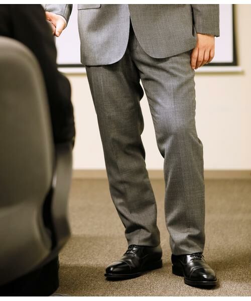 NEWYORKER / ニューヨーカー セットアップ | TRAVEL COMFORT マイクロチェック ウエストアジャストスラックス(セットアップ対応) | 詳細14