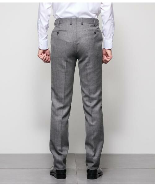 NEWYORKER / ニューヨーカー セットアップ | TRAVEL COMFORT マイクロチェック ウエストアジャストスラックス(セットアップ対応) | 詳細3