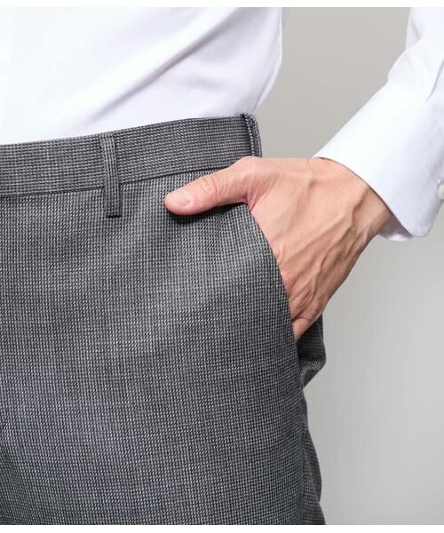 NEWYORKER / ニューヨーカー セットアップ | TRAVEL COMFORT マイクロチェック ウエストアジャストスラックス(セットアップ対応) | 詳細4