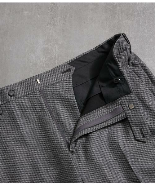 NEWYORKER / ニューヨーカー セットアップ | TRAVEL COMFORT マイクロチェック ウエストアジャストスラックス(セットアップ対応) | 詳細5