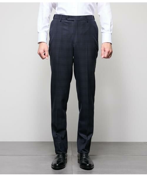 NEWYORKER / ニューヨーカー セットアップ | BUNGY CLOTH チェック ウエストアジャストスラックス(セットアップ対応) | 詳細10