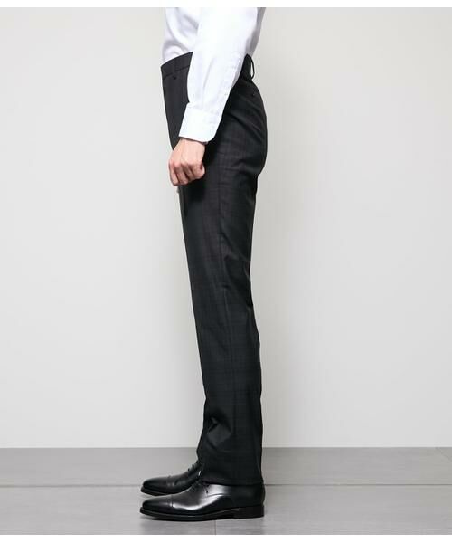 NEWYORKER / ニューヨーカー セットアップ | BUNGY CLOTH チェック ウエストアジャストスラックス(セットアップ対応) | 詳細2