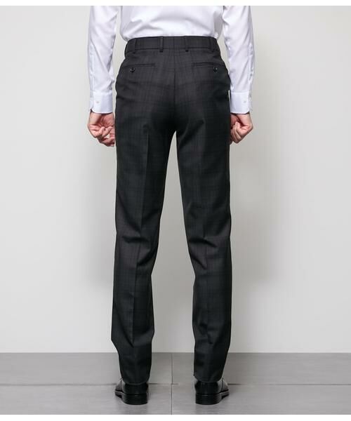 NEWYORKER / ニューヨーカー セットアップ | BUNGY CLOTH チェック ウエストアジャストスラックス(セットアップ対応) | 詳細3